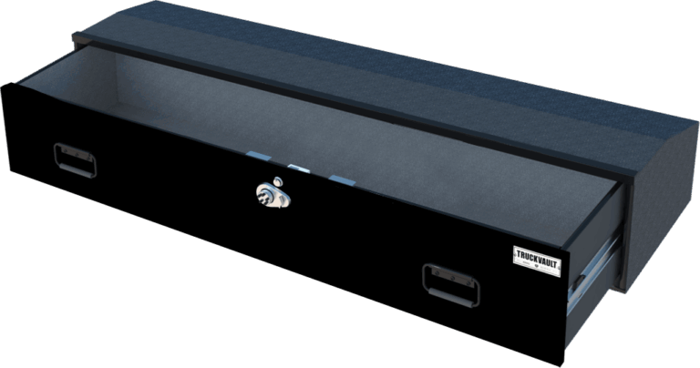 3D render of a SeatVault Drawer with the drawer open