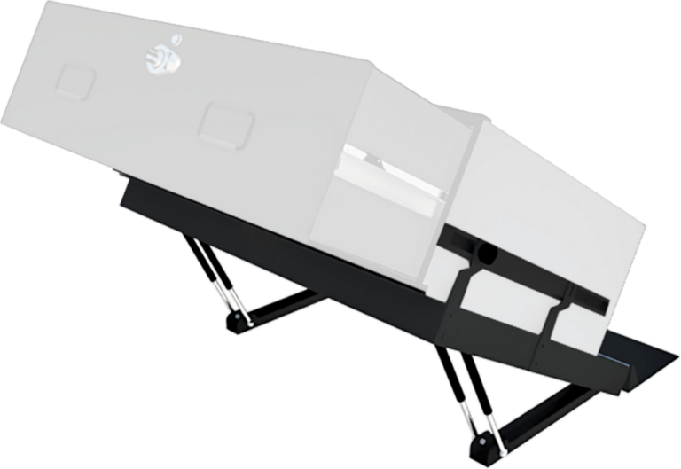 3D render of the lift system