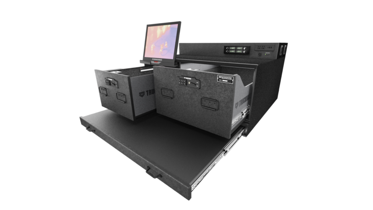 3D render of a DC6 Rack Mount system by TruckVault