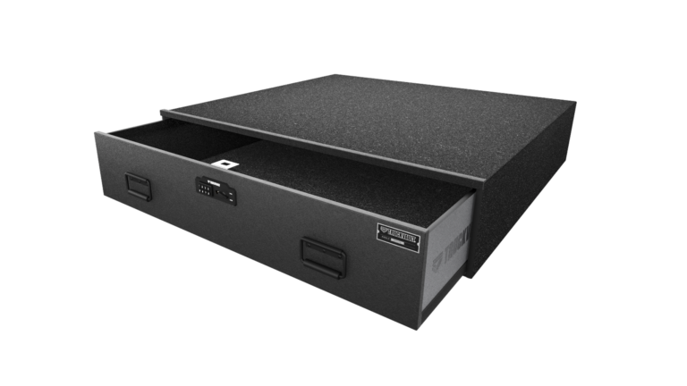 3D render of the SUV Series One Drawer with the drawer partially opened