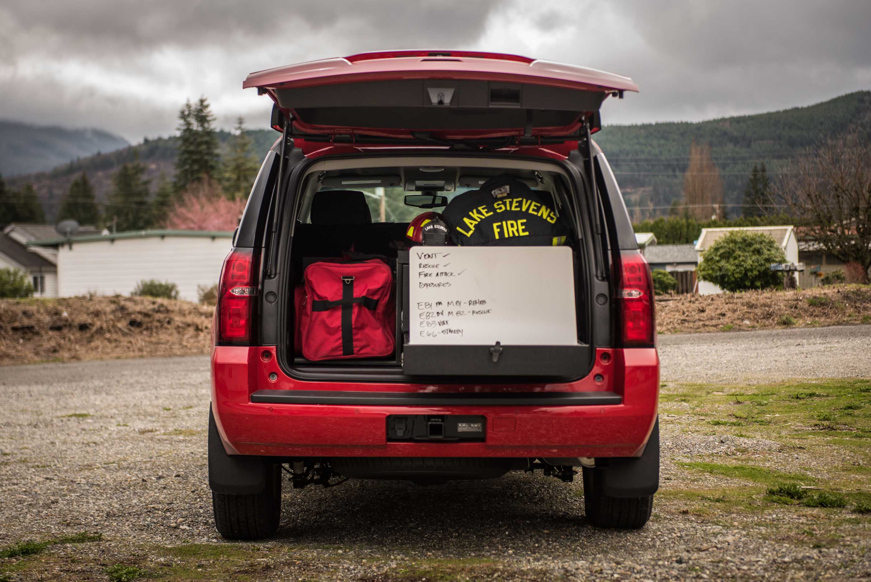 Set up a command center where ever the job requires.