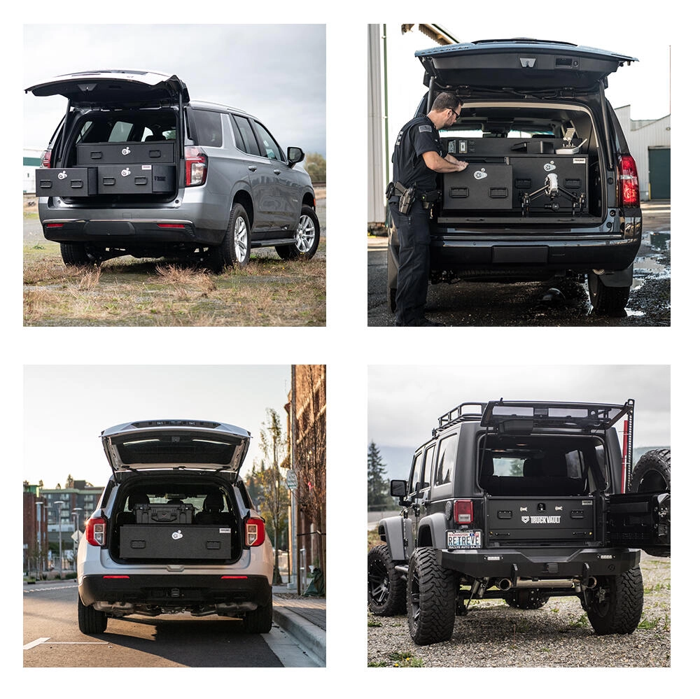 TruckVault SUV secure storage drawer system